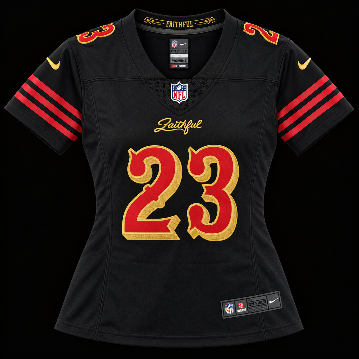SF Negro Mujer - #23 McCaffrey