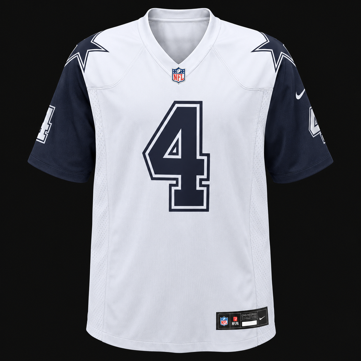 DAL Blanco Mangas Azules - #4 Prescott