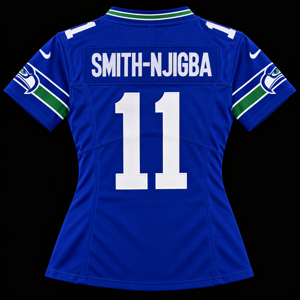 SEA Azul Marino con Verde Mujer - #11 Smith-Njigba