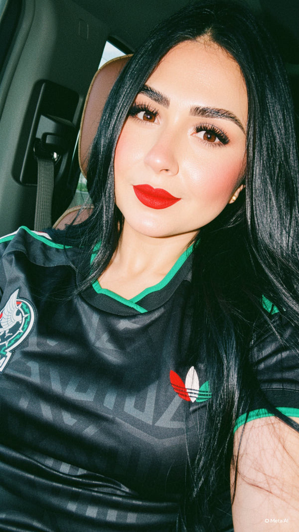 Clienta con el jersey de México