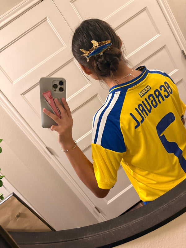 Cliente de La Casa del Jersey con su jersey