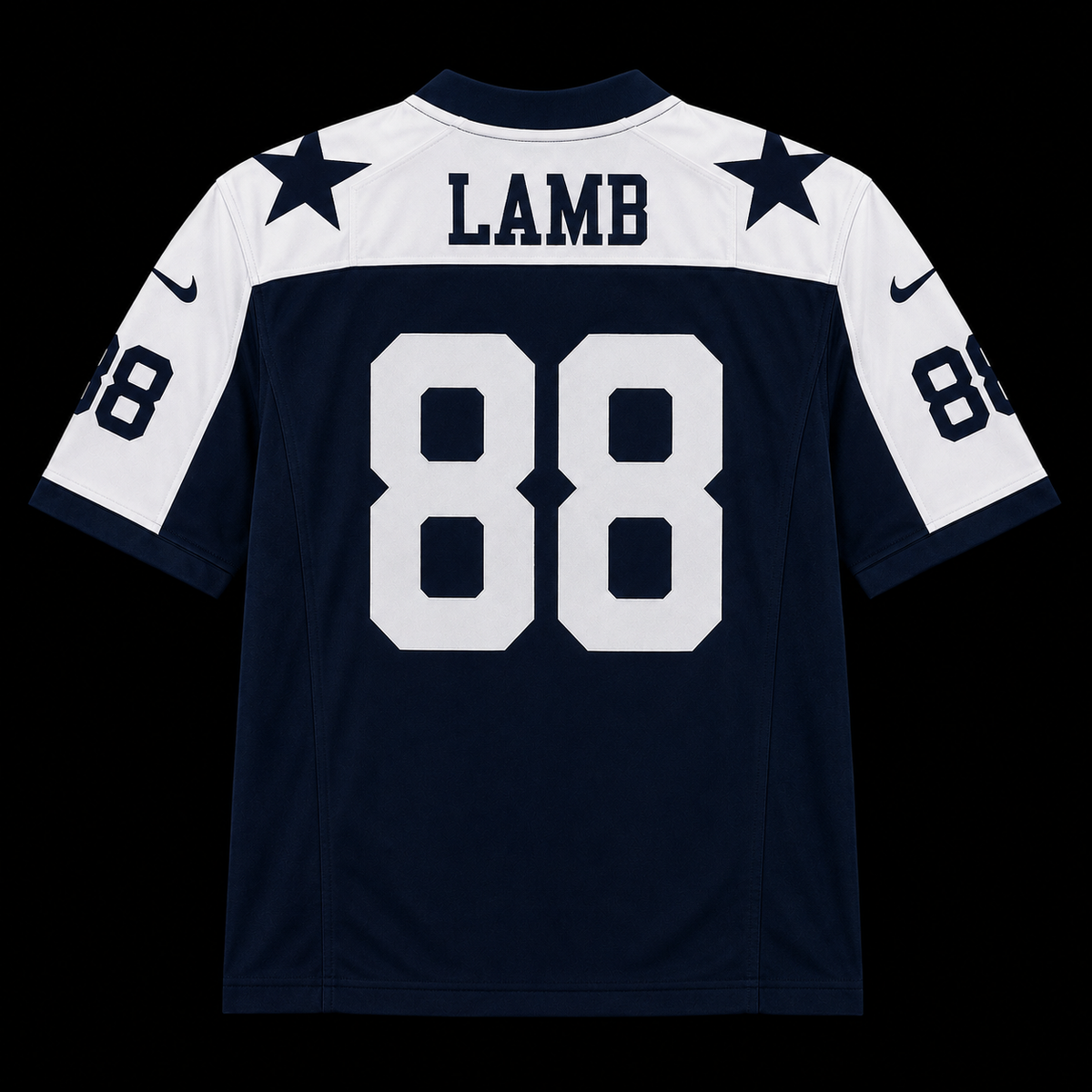 Dallas Cowboys Azul Mangas Blancas